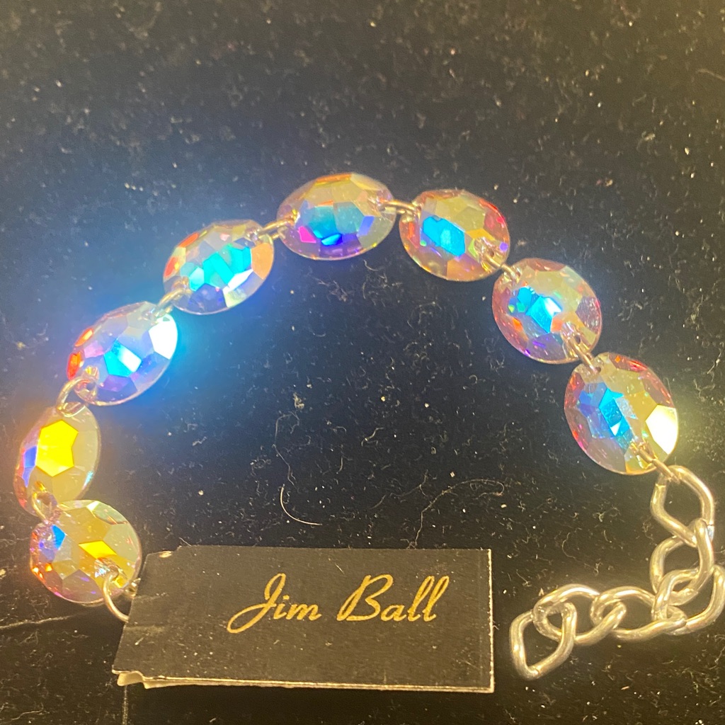 Jim Ball Iridescent Crystal Bracelet - Multicolor Aurora